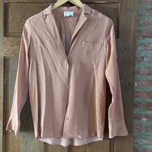 Suzanne Pink Dotted Florence Top